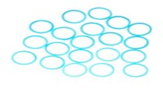 Oring glow Blue 18